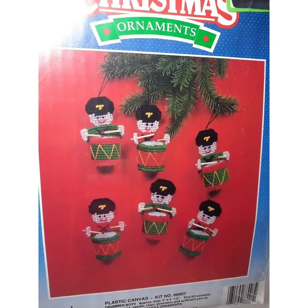 Good Shepherd Plastic Canvas Christmas Ornaments Drummer Boys 88007